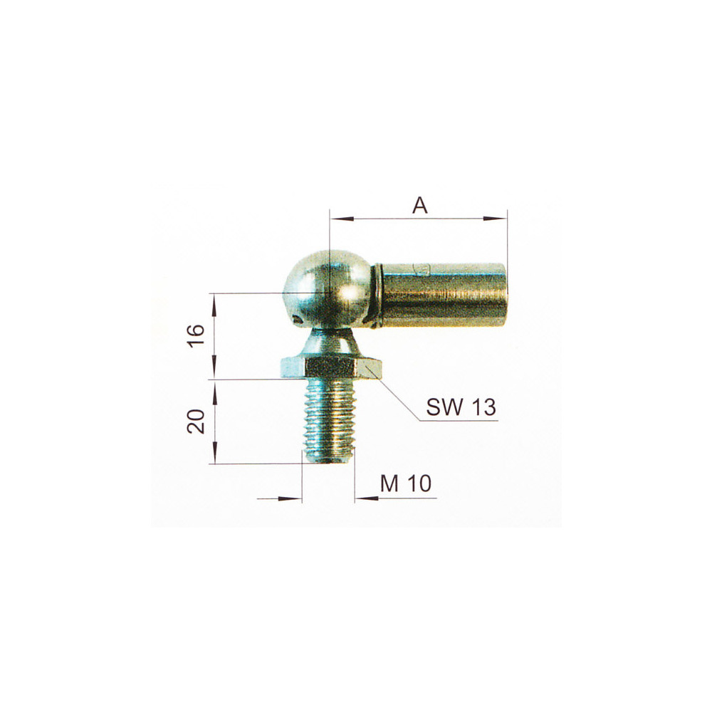 Angle joint M10