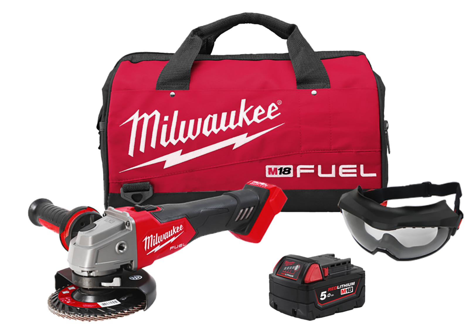 Akku-Winkelscheifer M18  FSAG125X-501B - Aktion