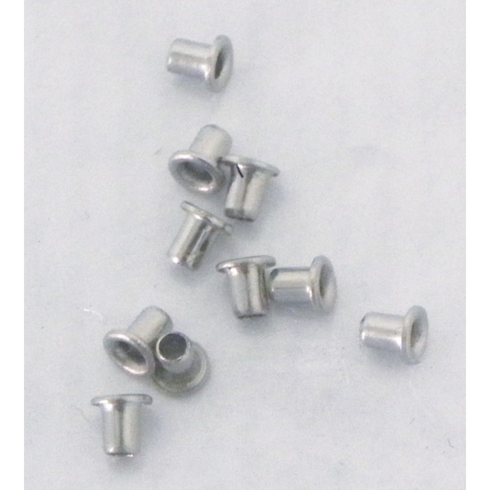 Rivets à trous pour connecteurs de bandes