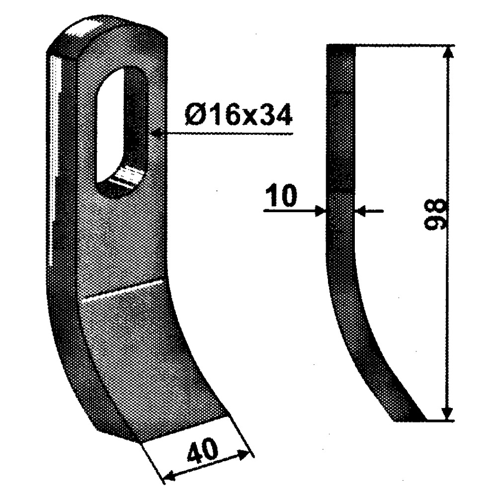 Y-Messer passend zu Mulag, Gilbers, Novemat-FA72147
