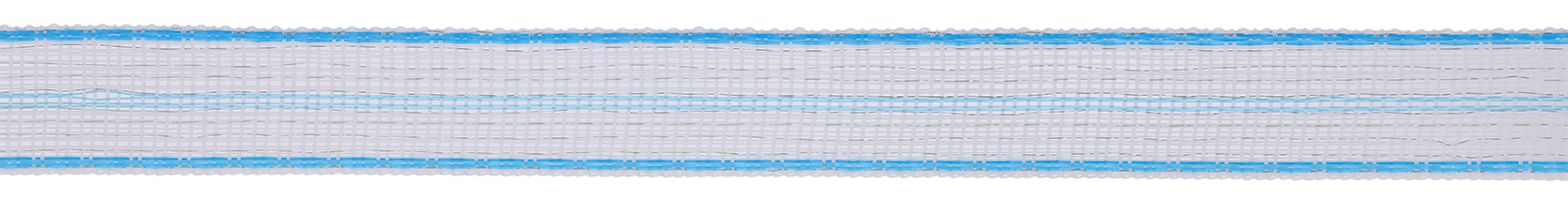Weidezaunband Platinum weiß/blau 20 mm / 200 m