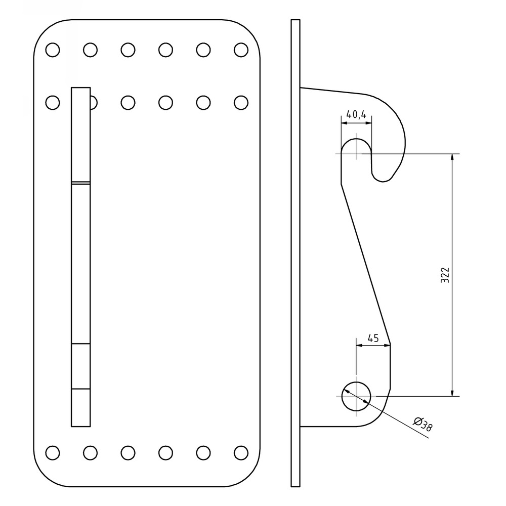 Konsole Weidemann klein, 1 Paar