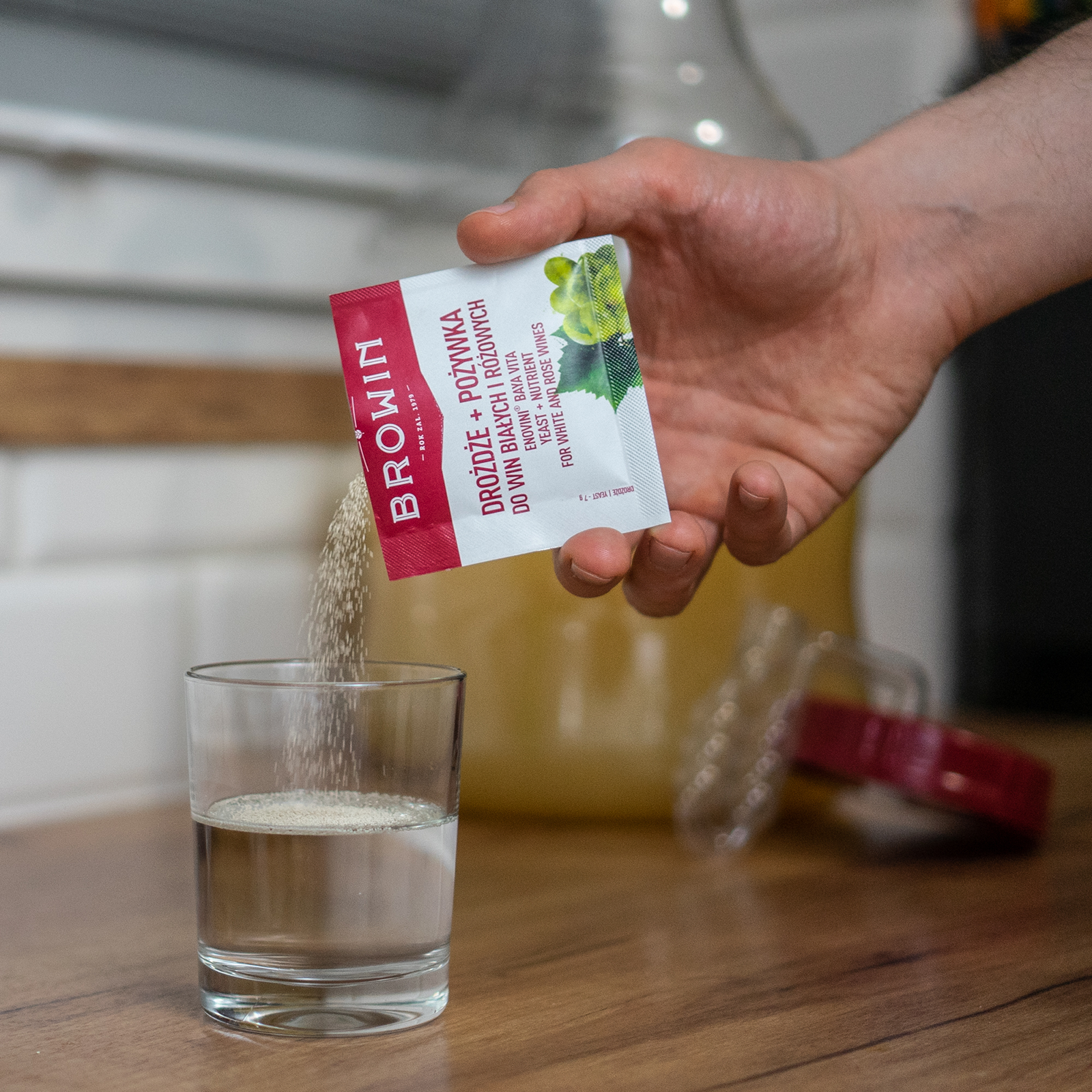 ​​Fermentierungsset für Weißweine und Roseweine.