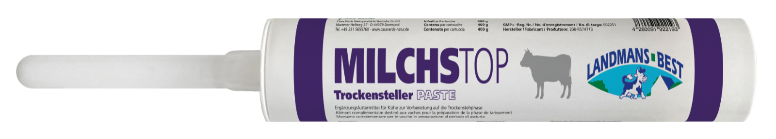 MILCHSTOP – Trockensteller Paste 400 g