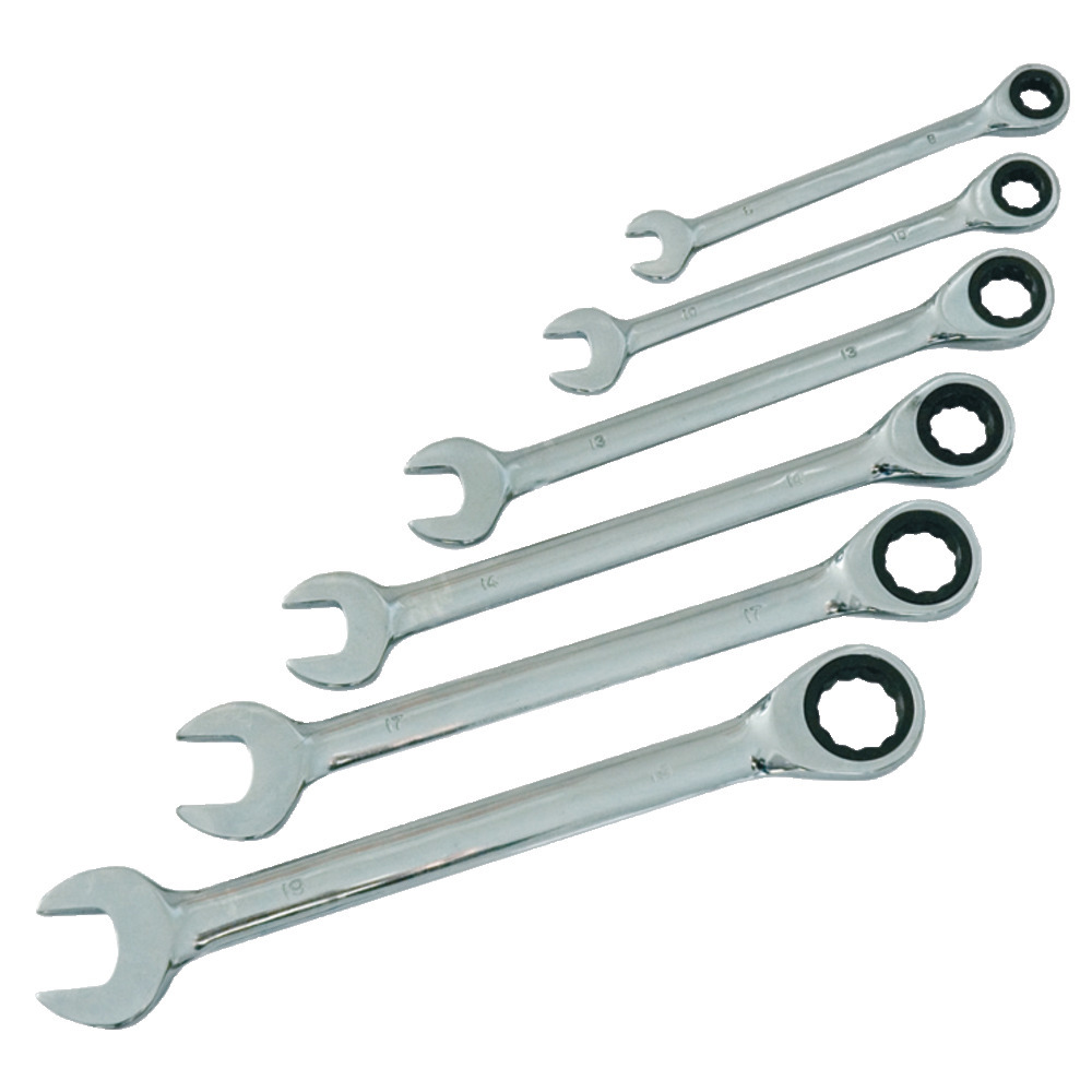 Chiave a cricchetto ad anello Wisvo 6 pezzi.