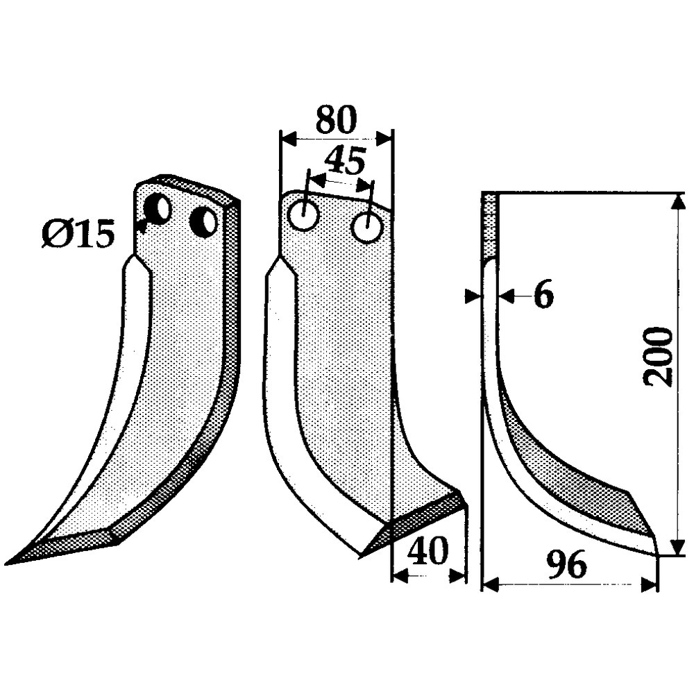 Fräsmesser passend zu Eberhardt, Jessernig, Krobath