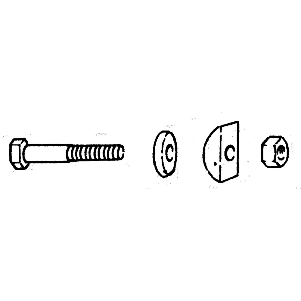 Tine holder M12x50 for Deutz-Fahr, P�ttinger