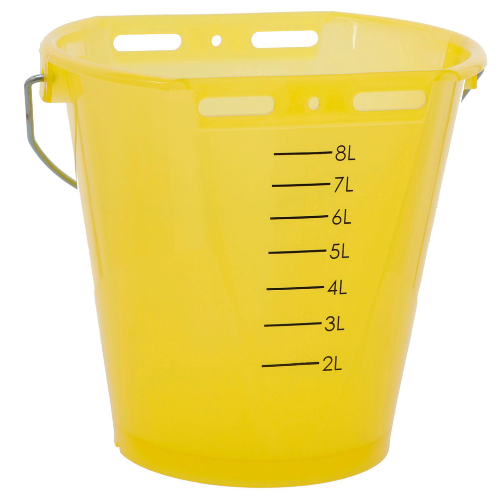 Tränkeeimer transparent gelb