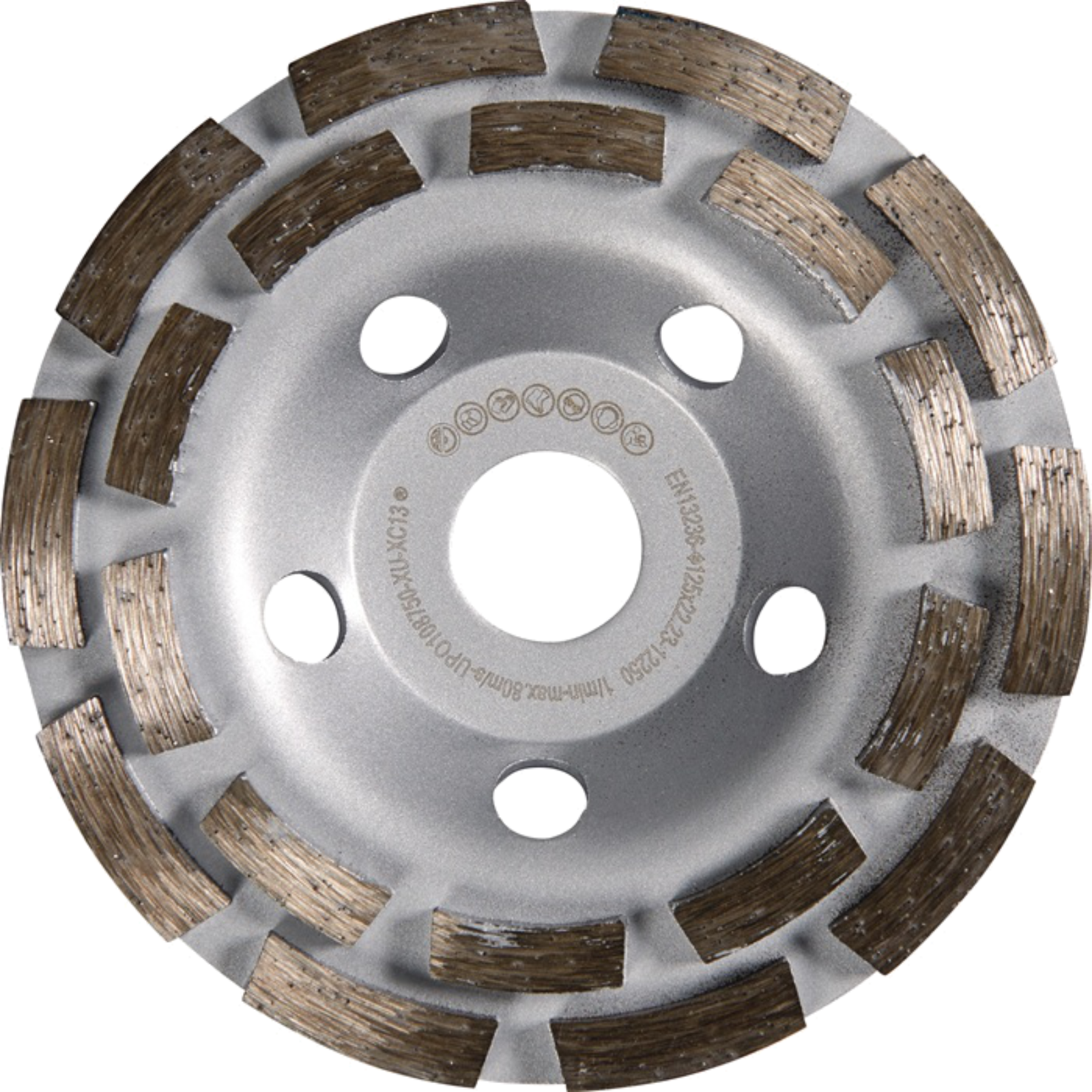 Mola a tazza diamantata universale