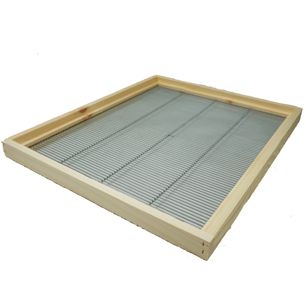 Barrière de sandre avec cadre en bois