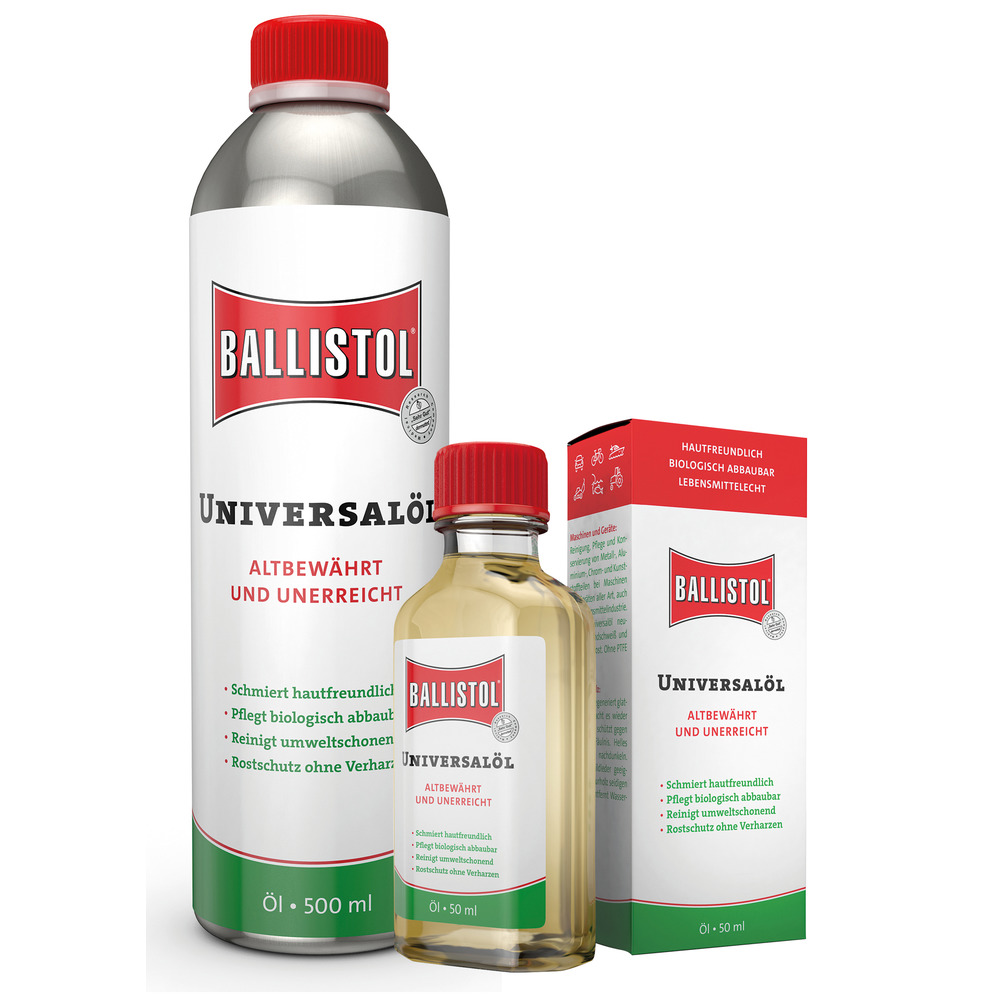 Öl, Ballistol Sprays und Öle