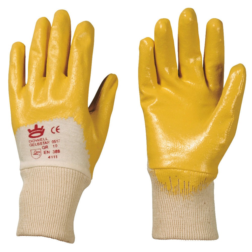 Nitril-Handschuh 'Gelbstar'