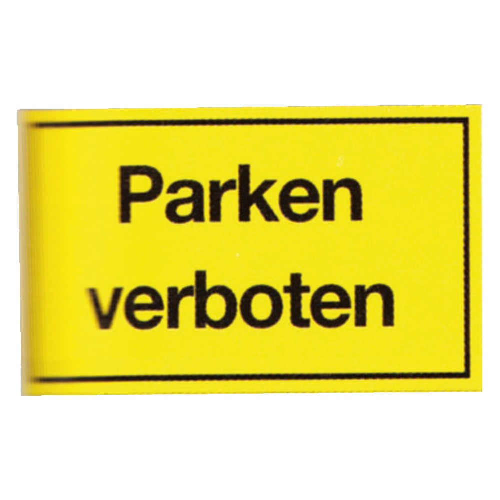 Warntafel 'Parken verboten'