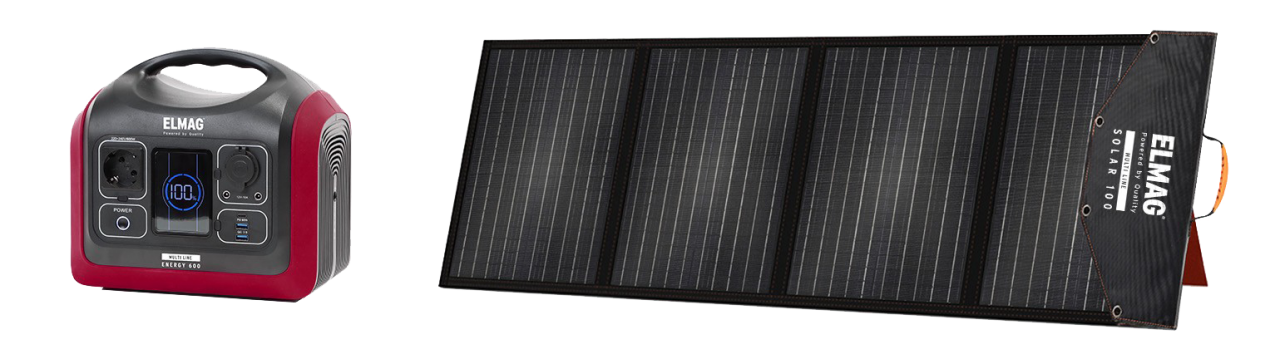Solargeneratorset Energy 600W+ Solar 100 Watt