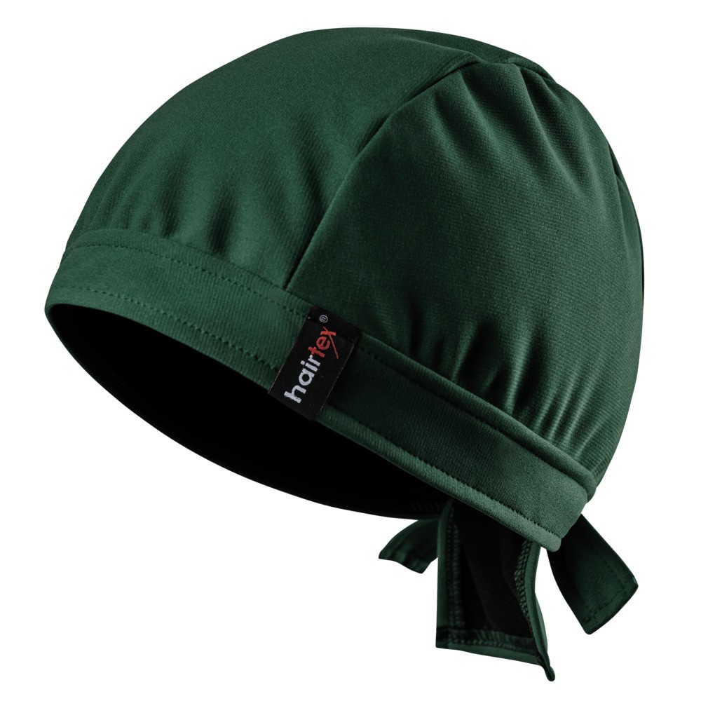 Stall-Mütze mit Bändern grün - hairtex®
