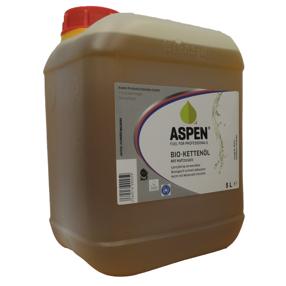 ASPEN BIO Kettenöl, 5 Liter